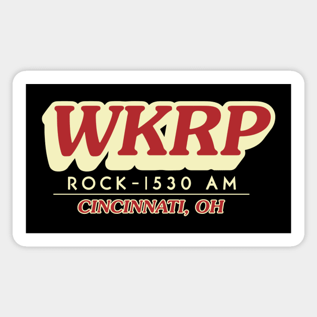 WKRP Cincinnati Sticker by kangaroo Studio